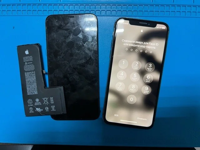 Phones being assessed at the TecPro99 workbench